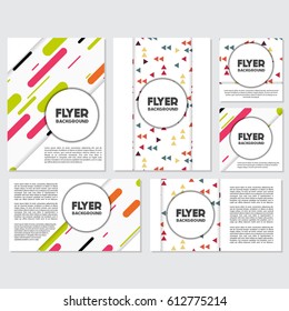 fresh background flyer style background Design Template,Vector Illustration