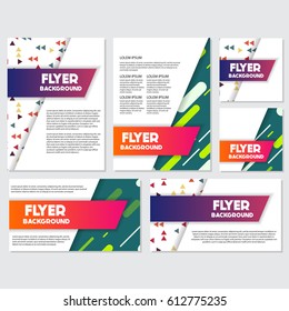 fresh background flyer style background Design Template,Vector Illustration