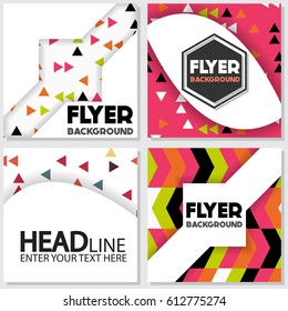 fresh background flyer style background Design Template,Vector Illustration