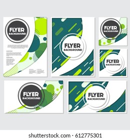 fresh background flyer style background Design Template,Vector Illustration