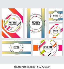 fresh background flyer style background Design Template,Vector Illustration