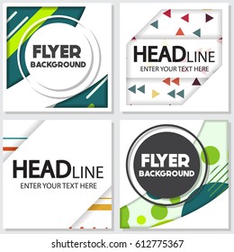 fresh background flyer style background Design Template,Vector Illustration
