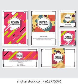 fresh background flyer style background Design Template,Vector Illustration