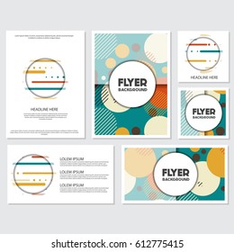 fresh background flyer style background Design Template,Vector Illustration