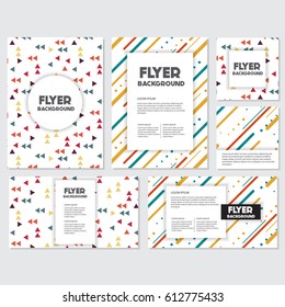 fresh background flyer style background Design Template,Vector Illustration
