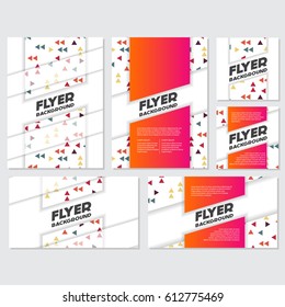 fresh background flyer style background Design Template,Vector Illustration