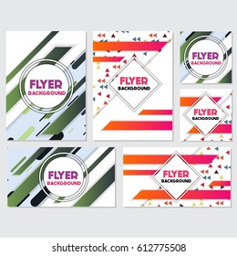 fresh background flyer style background Design Template,Vector Illustration