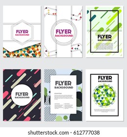 fresh background flyer style background Design Template,Vector Illustration