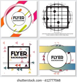fresh background flyer style background Design Template,Vector Illustration