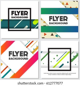 fresh background flyer style background Design Template,Vector Illustration