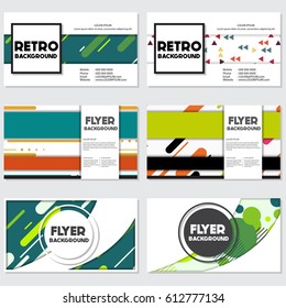 fresh background flyer style background Design Template,Vector Illustration