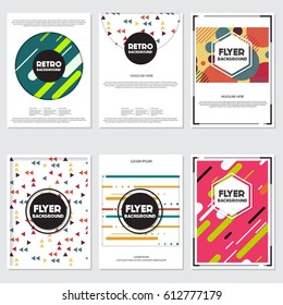 fresh background flyer style background Design Template,Vector Illustration