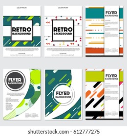 fresh background flyer style background Design Template,Vector Illustration