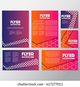 fresh background flyer style background Design Template,Vector Illustration