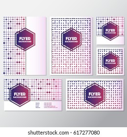 fresh background flyer style background Design Template,Vector Illustration