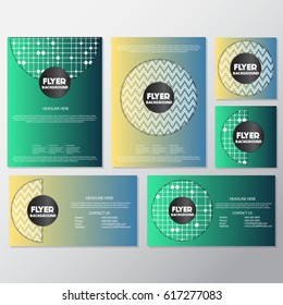 fresh background flyer style background Design Template,Vector Illustration