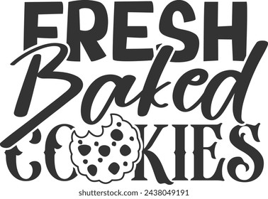 Fresh Baked Cookies - Cookie Jar Illustration