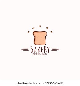 Fresh Bakery and Dessert Logo, Sign, Template, Emblem, Flat Vector Design