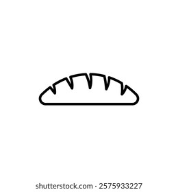 Fresh bakery pastry shop icon simple vector symbol