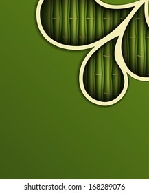 Fresh bamboo background