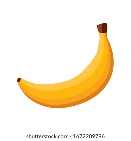 fresh banana fruit isolated icon vector illustration design