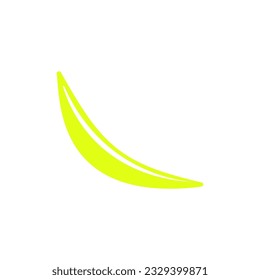 frische Bananenfrucht, Vektorsymbol