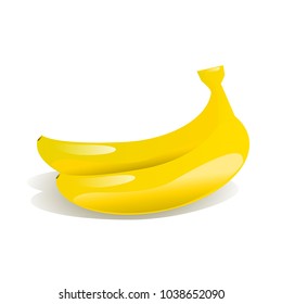 fresh banana vector illustration