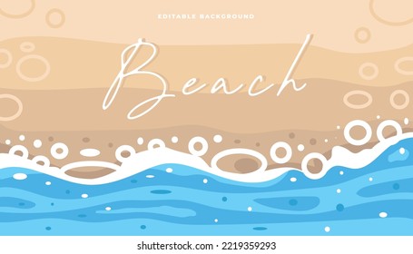 fresh beach vibes vector background