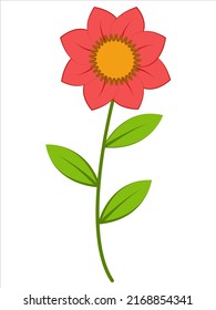 flor vectorial romántica