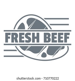 Fresh beef logo. Simple illustration of fresh beef vector logo for web design isolated on white background