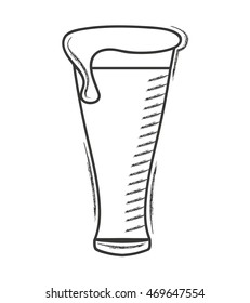 fresh beer container isolated icon vector illustration design