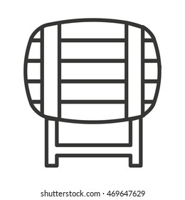 fresh beer container isolated icon vector illustration design