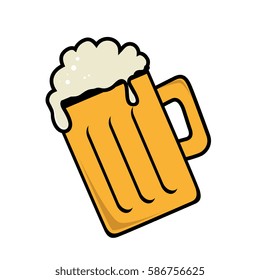 fresh beer drink icon