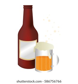 fresh beer drink icon