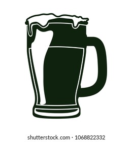 fresh beer isolated icon