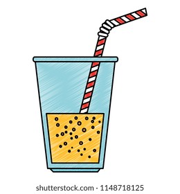 fresh beverage in glass