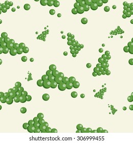 Fresh black pepper seamless texture vector illustration