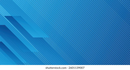 Fresh blue abstract presentation background with bright blue color. Vector illustration design for presentation, banner, cover, web, flyer, card, poster, wallpaper, texture, slide, magazine