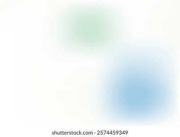Fresh Blue and Green Circular Gradient Background