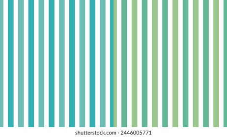 Fresh blue and green striped seamless pattern, set of 2 colors