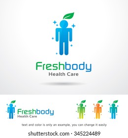 Fresh Body Logo Template Design Vector 