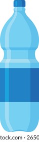 Botella fresca de Ilustración vectorial de agua