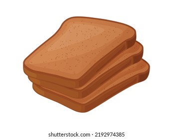 Fresh bread. Bakery for breakfast. Elements for bakery, pastry design.