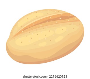fresh bread bakery icon isolated