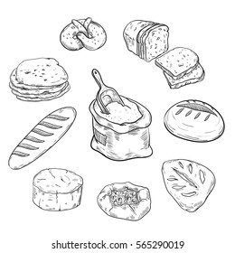 fresh bread and bakery products