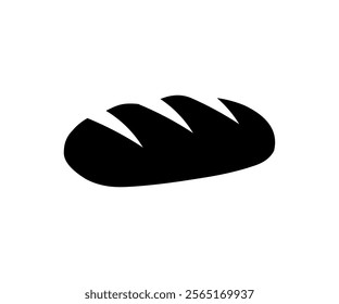 Fresh bread icon. Design of bread and food sign vector design and illustration.

