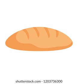 fresh bread isolated icon
