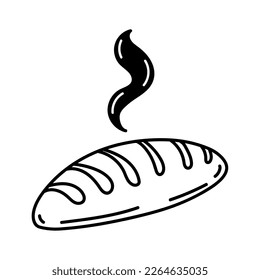 Symbol für frisches Brot und einfarbige Bäckereien