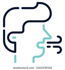 Fresh Breath icon Illustration, for uiux, infographic, etc