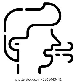 Fresh Breath icon Illustration, for uiux, infographic, etc